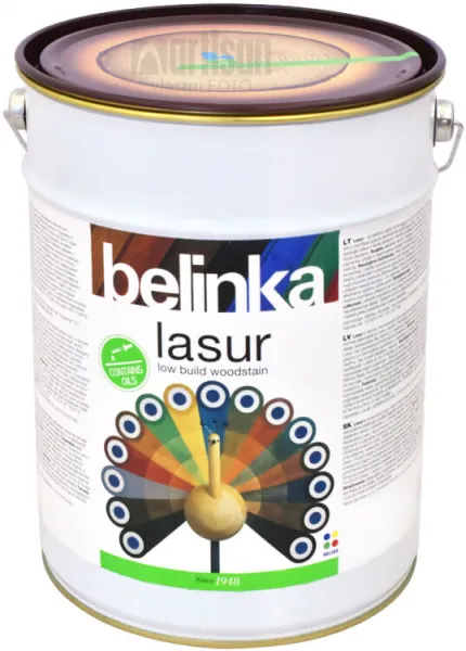 BELINKA Lasur - Tenkovrstvá lazúra 5 l 16 - orech