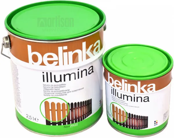 Belinka Illumina- zosvetľovacia lazúra na drevo 0,75 l svetlá - krycia