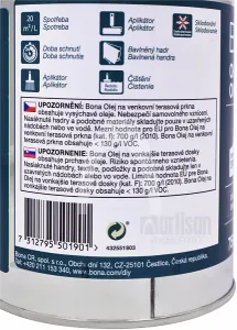 BONA Home Olej na vonkajšie terasové dosky 0.75 l Bezfarebný