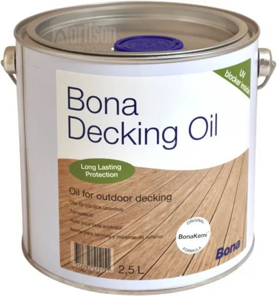 BONA Decking Oil - olej na impregnáciu a ochranu dreva v exteriéri 2.5 l Teak