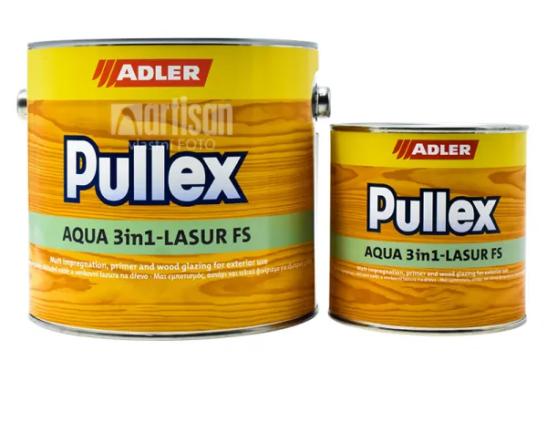 ADLER PULLEX AQUA 3v1 - Univerzálna tenkovrstvá lazúra eiche - dub 2,5 l