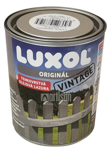 LUXOL Originál Vintage - tenkovrstvová olejová lazúra na drevo 0.75 l Osika