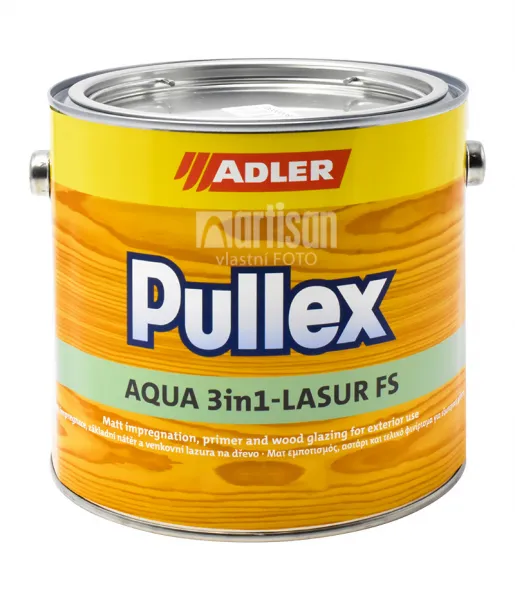 ADLER PULLEX AQUA 3v1 - Univerzálna tenkovrstvá lazúra eiche - dub 2,5 l