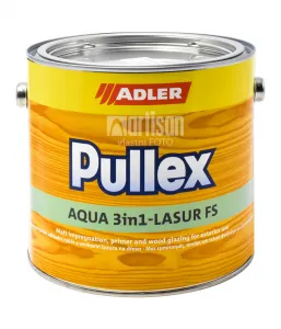 ADLER PULLEX AQUA 3v1 - Univerzálna tenkovrstvá lazúra eiche - dub 2,5 l