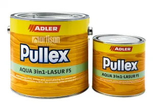 ADLER PULLEX AQUA 3v1 - Univerzálna tenkovrstvá lazúra kiefer - borovica 0,75 l