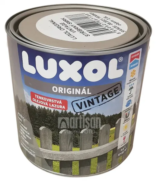LUXOL Originál Vintage - tenkovrstvová olejová lazúra na drevo 2.5 l Osika