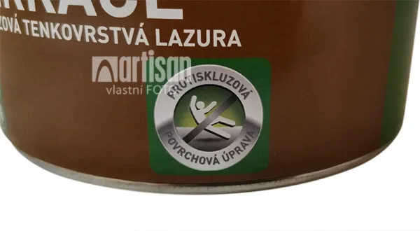 XYLADECOR Terrace - protišmyková tenkovrstvová lazúra na drevené terasy 2.5 l Tík
