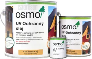 OSMO UV OCHRANNÝ OLEJ  410 - Prírodný olej bez biocídov 0,75 l 410 - bezfarebný