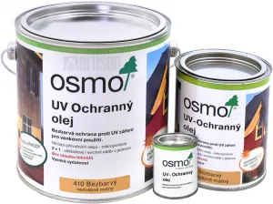 OSMO UV OCHRANNÝ OLEJ  410 - Prírodný olej bez biocídov 0,75 l 410 - bezfarebný