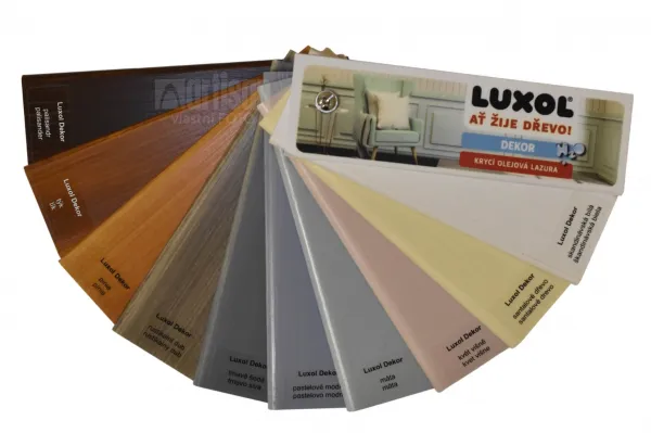 LUXOL Dekor - krycia olejová lazúra na drevo 0.75 l Tík