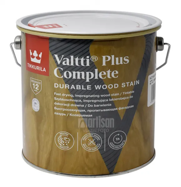 TIKKURILA Valtti Plus Complete - matná tenkovrstvová lazúra 2.7 l Yö 5086