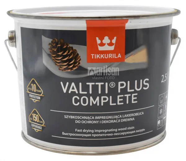 TIKKURILA Valtti Plus Complete - matná tenkovrstvová lazúra 2.5 l Orech
