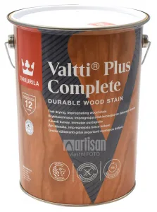 TIKKURILA Valtti Plus Complete - matná tenkovrstvová lazúra 5 l Teak