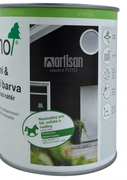 OSMO - Záhradná a fasádna farba RAL 9010 - biela 2,5 l