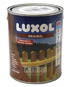 LUXOL Originál - dekoratívna tenkovrstvová lazúra na drevo 3 l Mahagón (20 % zdarma)