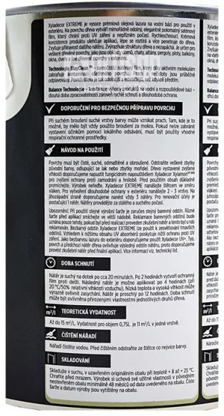 XYLADECOR Extreme - prémiová olejová lazúra na drevo 2.5 l Orech