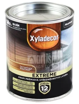XYLADECOR Extreme - prémiová olejová lazúra na drevo 0.75 l Orech