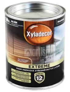 XYLADECOR Extreme - prémiová olejová lazúra na drevo 0.75 l Orech