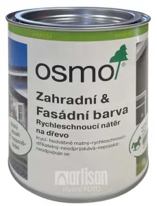 OSMO - Záhradná a fasádna farba RAL 9010 - biela 0,75 l