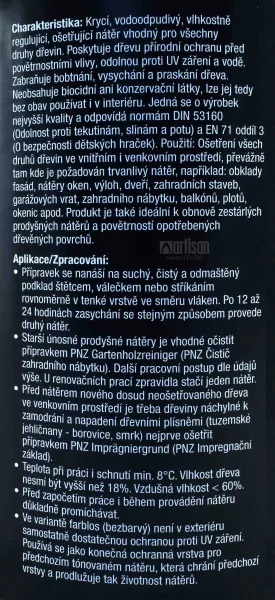 PNZ Krycí prírodný olej 2.5 l Biely