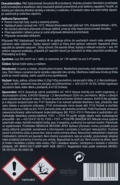 PNZ Impregnačný základ W 0.75 l