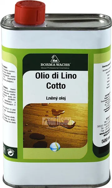 BORMA Olio Di Lino Cotto - ľanový olej 0.5 l