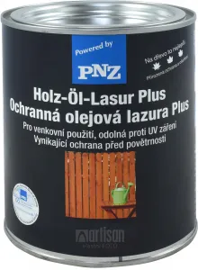 PNZ Ochranná olejová lazúra Plus 0.75 l Dub
