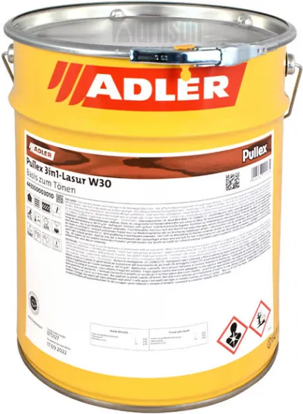 ADLER Pullex 3in1 Lasur - tenkovrstvová impregnačná lazúra 9.5 l Orech 4435050049