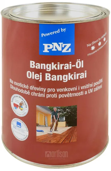 PNZ Špeciálny olej na drevo do exteriéru 2.5 l Bangkirai prírodný