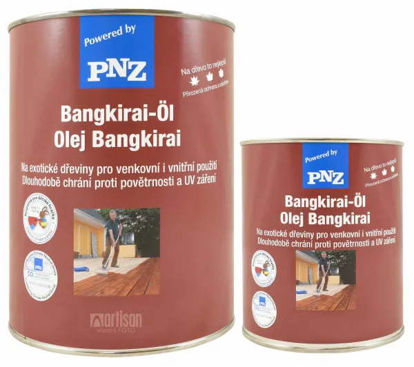 PNZ Špeciálny olej na drevo do exteriéru 0.75 l Bangkirai prírodný