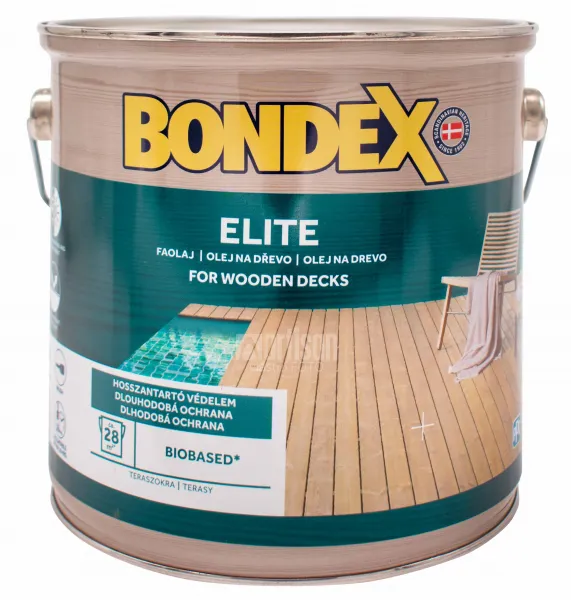 BONDEX ELITE - Ochranný rýchloschnúci napúšťací olej clear (elite) 2,5 L