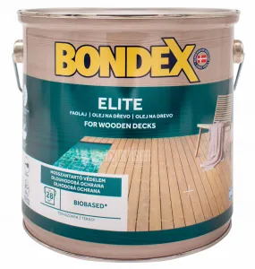 BONDEX ELITE - Ochranný rýchloschnúci napúšťací olej clear (elite) 2,5 L