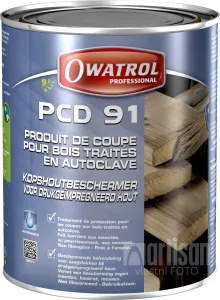 OWATROL PCD 91 - náter na rezné hrany 1 l Hnedá