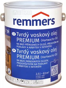 REMMERS - Tvrdý voskový olej PREMIUM REM - eiche rustikal 2,5 L
