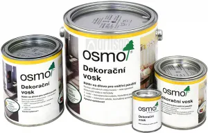 OSMO Dekoračný vosk transparentný 375 ml 3111 - biely
