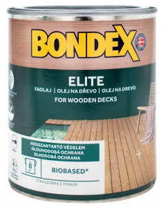 BONDEX ELITE - Ochranný rýchloschnúci napúšťací olej clear (elite) 0,75 L