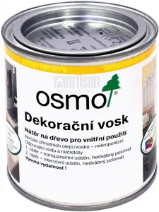 OSMO Dekoračný vosk transparentný 375 ml 3111 - biely