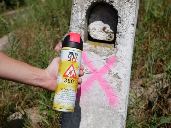 PINTY PLUS TECH - Značkovací sprej 360° zelený 500 ml
