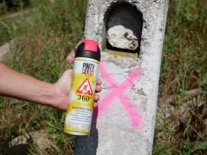 PINTY PLUS TECH - Značkovací sprej 360° zelený 500 ml