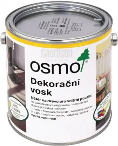 OSMO Dekoračný vosk transparentný 2,5 l 3111 - biely