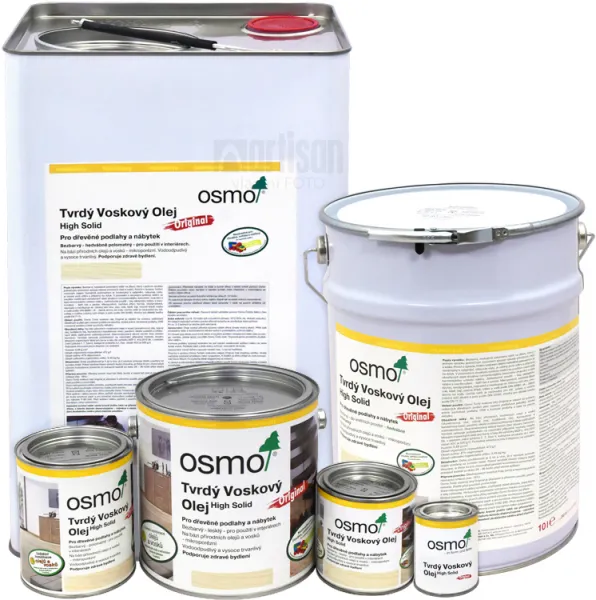 OSMO Tvrdý voskový olej pre interiéry 2.5 l Lesklý 3011