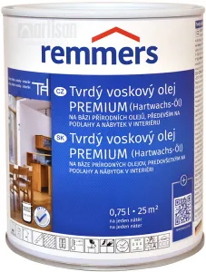 REMMERS - Tvrdý voskový olej PREMIUM REM - eiche rustikal 0,75 L