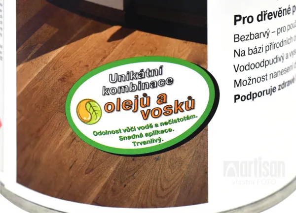 OSMO Tvrdý voskový olej Rapid pre interiéry 2.5 l Biely 3240