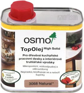 OSMO TOP OLEJ - Olej na pracovné dosky 0,5 l 3068 - prírodný