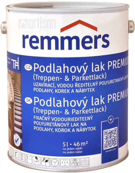 REMMERS - Podlahový lak PREMIUM hodvábne lesklý 5 L