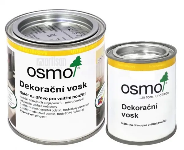 OSMO Dekoračný vosk - intenzívny 375 ml 3131 - zelený