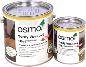 OSMO Tvrdý voskový olej Rapid pre interiéry 2.5 l Biely 3240