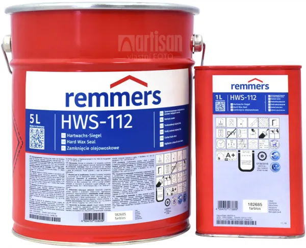 REMMERS HWS-112-Hartwachs-Siegel - tvrdý voskový lak pre interiér 1 l Bezfarebný