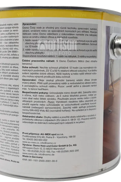 OSMO Čistý vosk 0.75 l Bezfarebný 1101