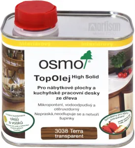 OSMO TOP OLEJ - Olej na pracovné dosky 0,5 l 3038 - terra